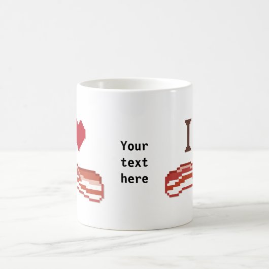 I Liebe Bacon Kaffeetasse (Mittel)