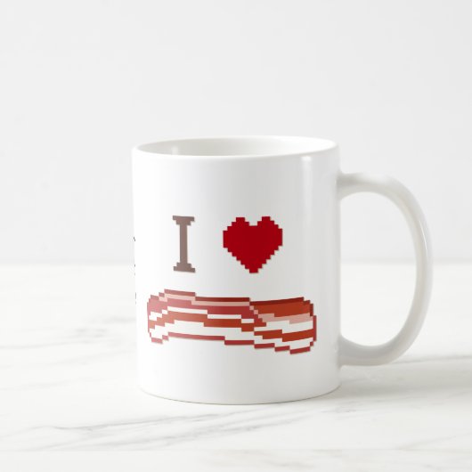 I Liebe Bacon Kaffeetasse (Rechts)