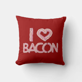I Liebe Bacon Kissen