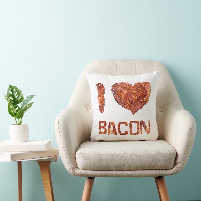 I Liebe Bacon Kissen (Stuhl )