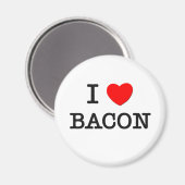 I Liebe Bacon Magnet (Vorderseite/Rückseite)