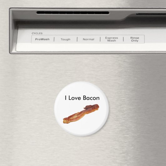 I Liebe Bacon Magnet (In Situ (Geschirrspüler))