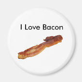 I Liebe Bacon Magnet (Vorne)