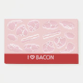 I Liebe Bacon Post-it Klebezettel (Vorderseite)