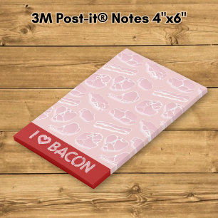 I Liebe Bacon Post-it Klebezettel