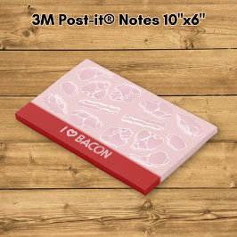 I Liebe Bacon Post-it Klebezettel