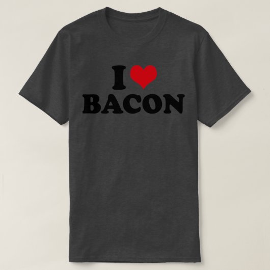 I Liebe Bacon T-Shirt (Design vorne)