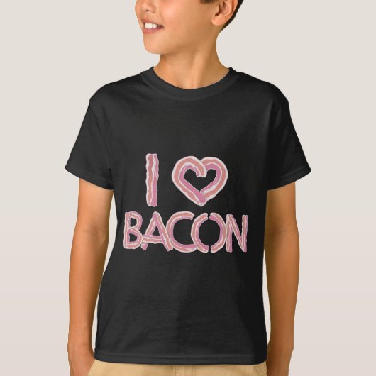 I Liebe Bacon T-Shirt (Vorderseite)