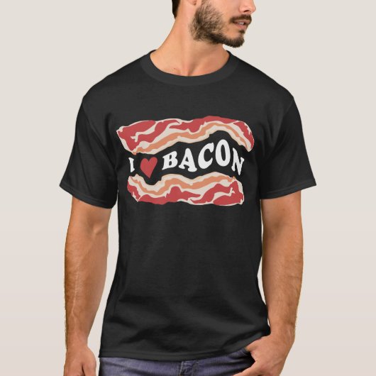 I Liebe Bacon T-Shirt (Vorderseite)