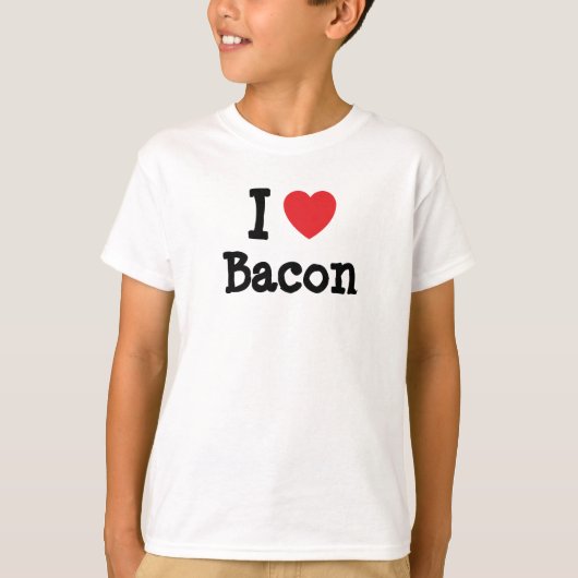 I Liebe Bacon-T - Shirt (Vorderseite)