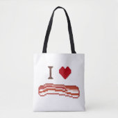 I Liebe Bacon Tasche (Vorderseite)