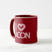 I Liebe Bacon Tasse (Vorderseite Links)