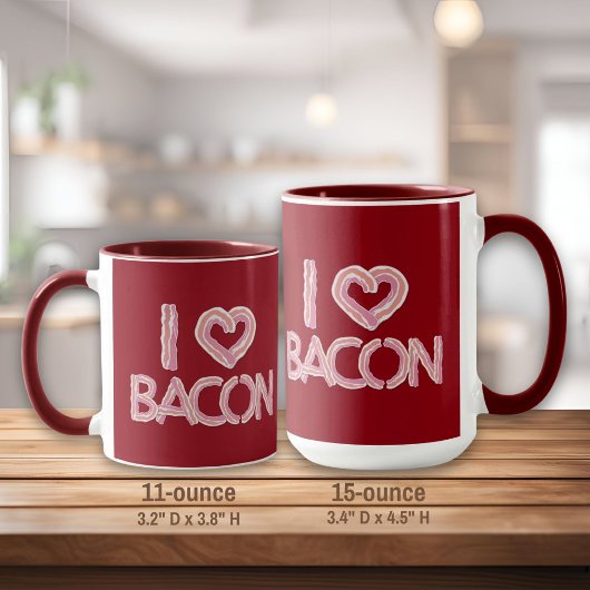 I Liebe Bacon Tasse