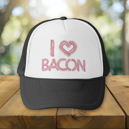 I Liebe Bacon Truckerkappe