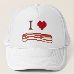I Liebe Bacon Truckerkappe