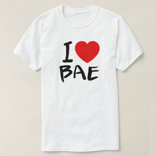 I LIEBE BAE T-Shirt (Design vorne)