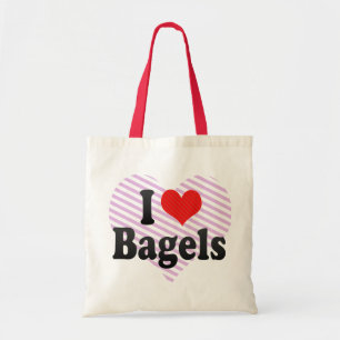 I Liebe-Bagel Tragetasche