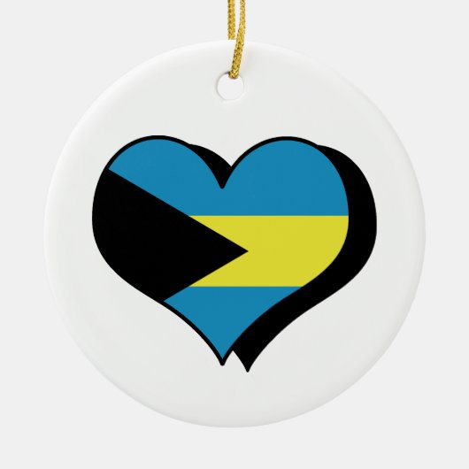 I Liebe Bahamas Ornament (Vorne)