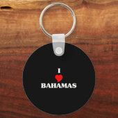 I Liebe Bahamas Schlüsselanhänger (Vorderseite)