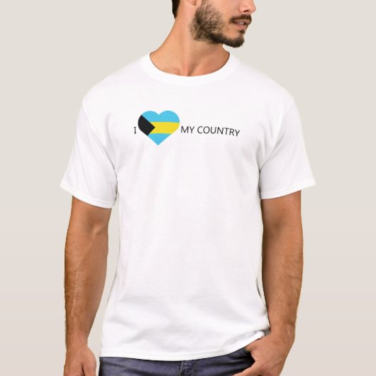 I Liebe Bahamas T-Shirt (Vorderseite)