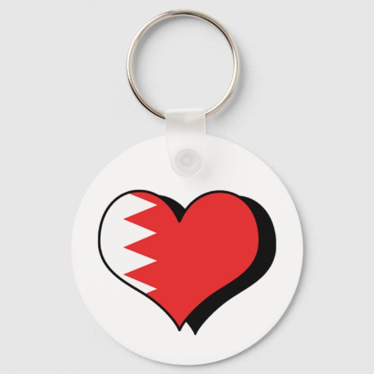 I Liebe Bahrain Schlüsselanhänger (Vorderseite)