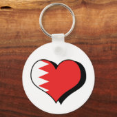 I Liebe Bahrain Schlüsselanhänger (Vorderseite)