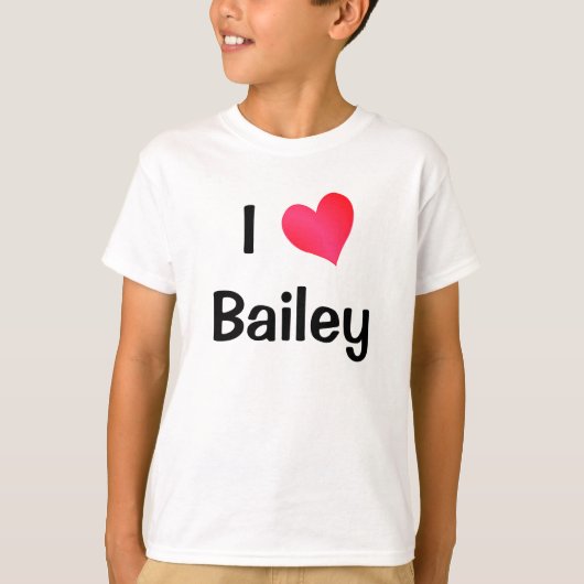 I Liebe Bailey T-Shirt (Vorderseite)