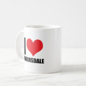 I Liebe Bairnsdale Kaffeetasse (Vorderseite Links)