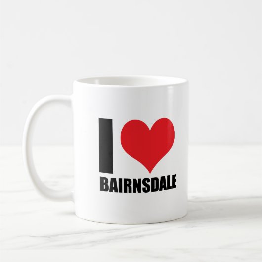 I Liebe Bairnsdale Kaffeetasse (Links)