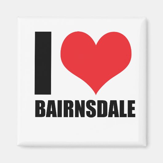I Liebe Bairnsdale Magnet (Vorne)