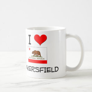 I Liebe BAKERSFIELD Kalifornien Kaffeetasse