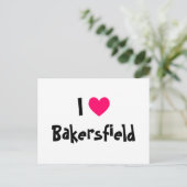 I Liebe Bakersfield Postkarte (Stehend Vorderseite)