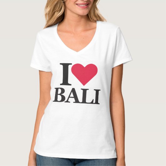 I Liebe Bali T-Shirt (Vorderseite)
