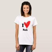 I Liebe Bali T - Shirt (Vorne ganz)