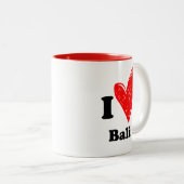 I Liebe Bali Zweifarbige Tasse (VorderseiteRechts)