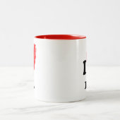 I Liebe Bali Zweifarbige Tasse (Mittel)