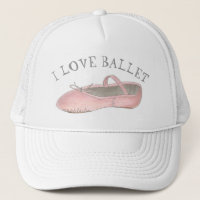 I Liebe Ballerina Pink Slipper Tanzlehrerin