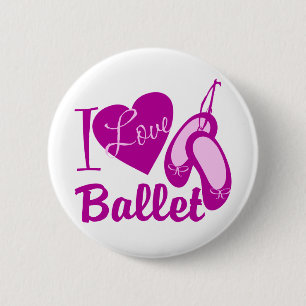 I Liebe Ballet Button