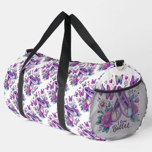 I Liebe Ballet Duffle Bag (Rechte Ecke)