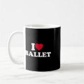I Liebe Ballet I Heavy Ballet Lover Dance Dancer D Kaffeetasse (Links)