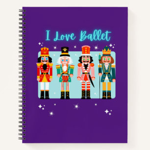 I Liebe Ballet Nutcrackers Notebook Notizblock