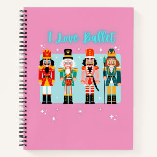 I Liebe Ballet Nutcrackers Notebook Notizblock