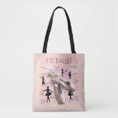 I Liebe Ballet Tasche (Vorderseite)