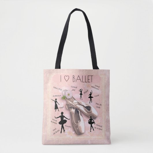 I Liebe Ballet Tasche (Vorderseite)
