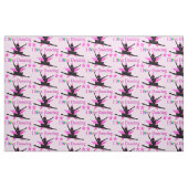 I LIEBE BALLET UND TANZKOPF FABRIK STOFF (Fat Quarter (45,7 x 55,9 cm))