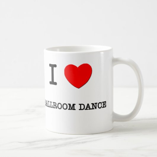 I Liebe-Ballsaaltanz Kaffeetasse (Rechts)
