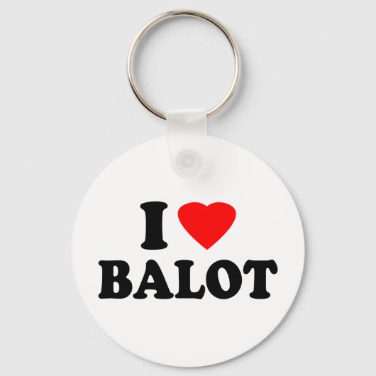 I Liebe Balot Schlüsselanhänger (Vorderseite)