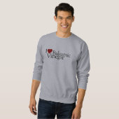 I Liebe-balsamischer Essig Sweatshirt (Vorne ganz)
