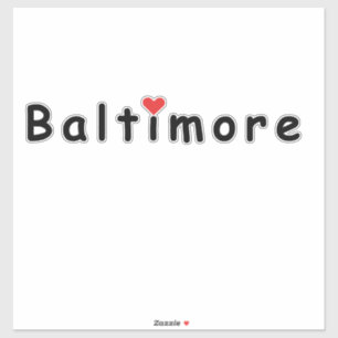 I Liebe Baltimore Aufkleber
