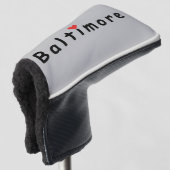 I Liebe Baltimore Golf Headcover (3/4 Vorderseite)